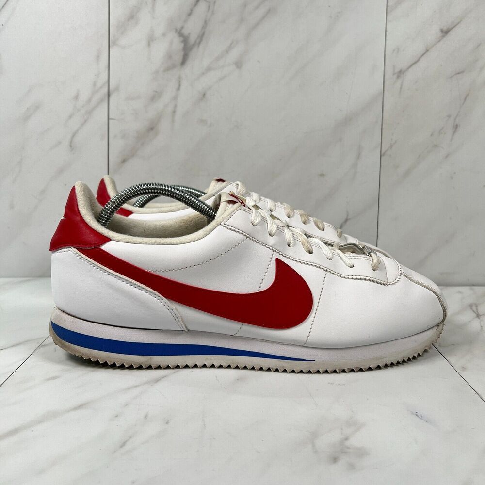 Nike White and Red Athletic Shoes